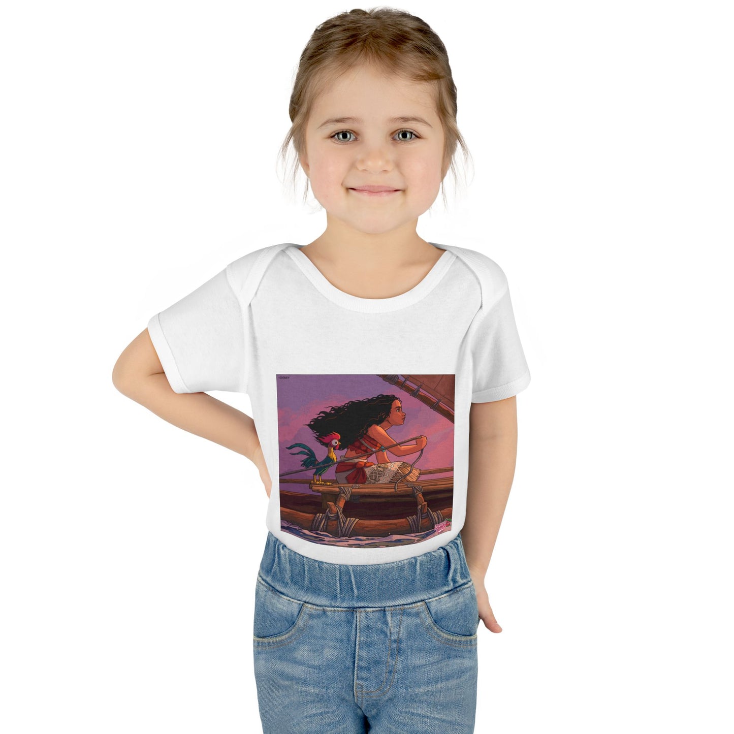 Baby Bodysuit — Adventure Princess & Parrot Graphic Infant Onesie