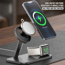 Alloy Watch Charging Stand for Elegant Desk Organisation Miracle Store