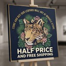 Leopard in Vines Canvas Print — Botanical Jungle Wall Art Printify