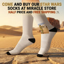 Vintage Western Cowboy Sublimation Socks — Novelty Graphic Crew Socks Printify
