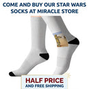 Vintage Western Cowboy Sublimation Socks — Novelty Graphic Crew Socks Printify