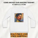 Youth Long Sleeve Tee — Mosaic Portrait Design Printify