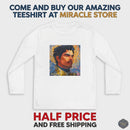 Youth Long Sleeve Tee — Mosaic Portrait Design Printify
