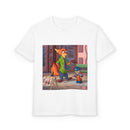 Kids Fox Street Adventure T-Shirt Printify