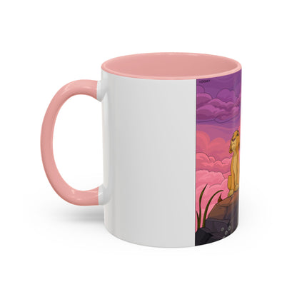 Lion Pride Coffee Mug – Nostalgic Animated Safari Accent Mug (11/15oz)