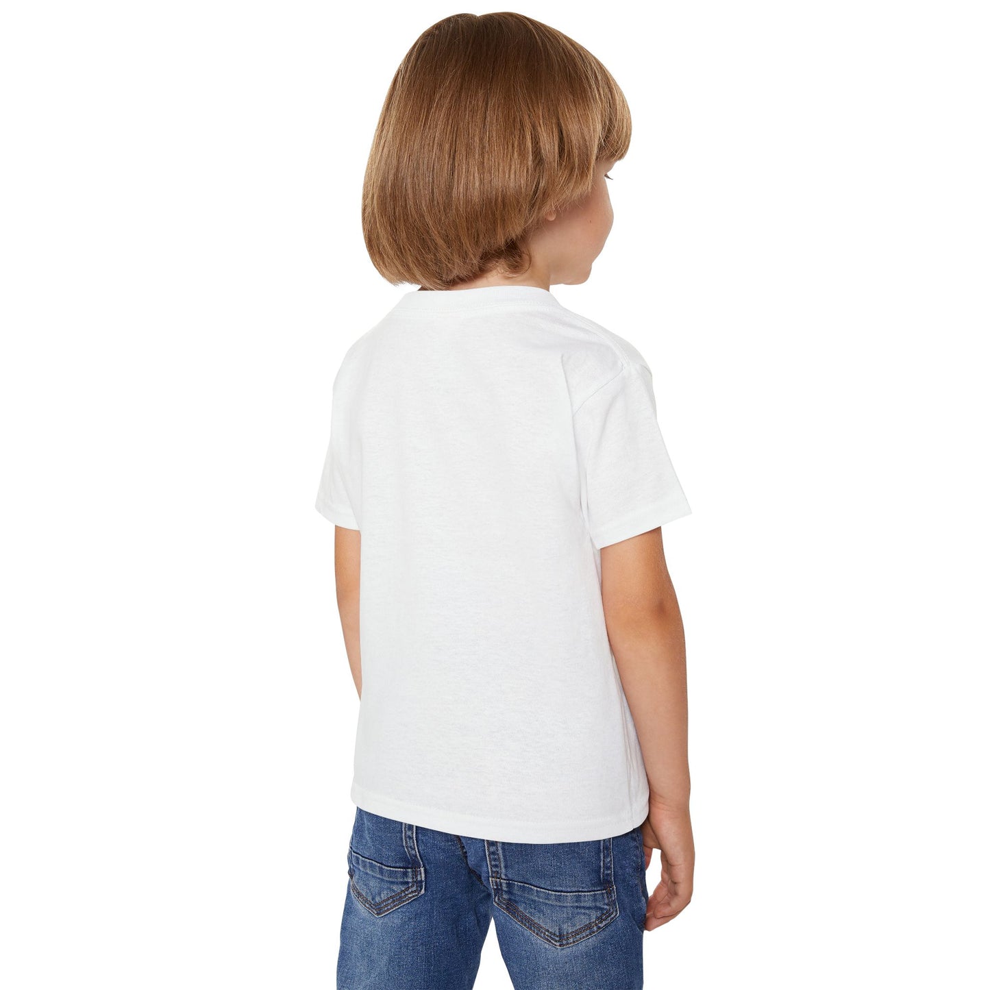 Toddler T‑Shirt — Brave Mountain Wolf Graphic Tee