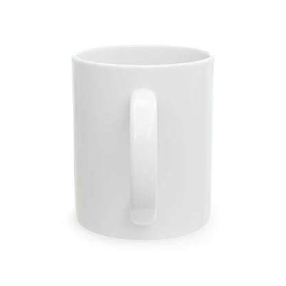 Chickadee & Apple Orchard Ceramic Mug — Nature Bird Coffee Cup (11oz/15oz)