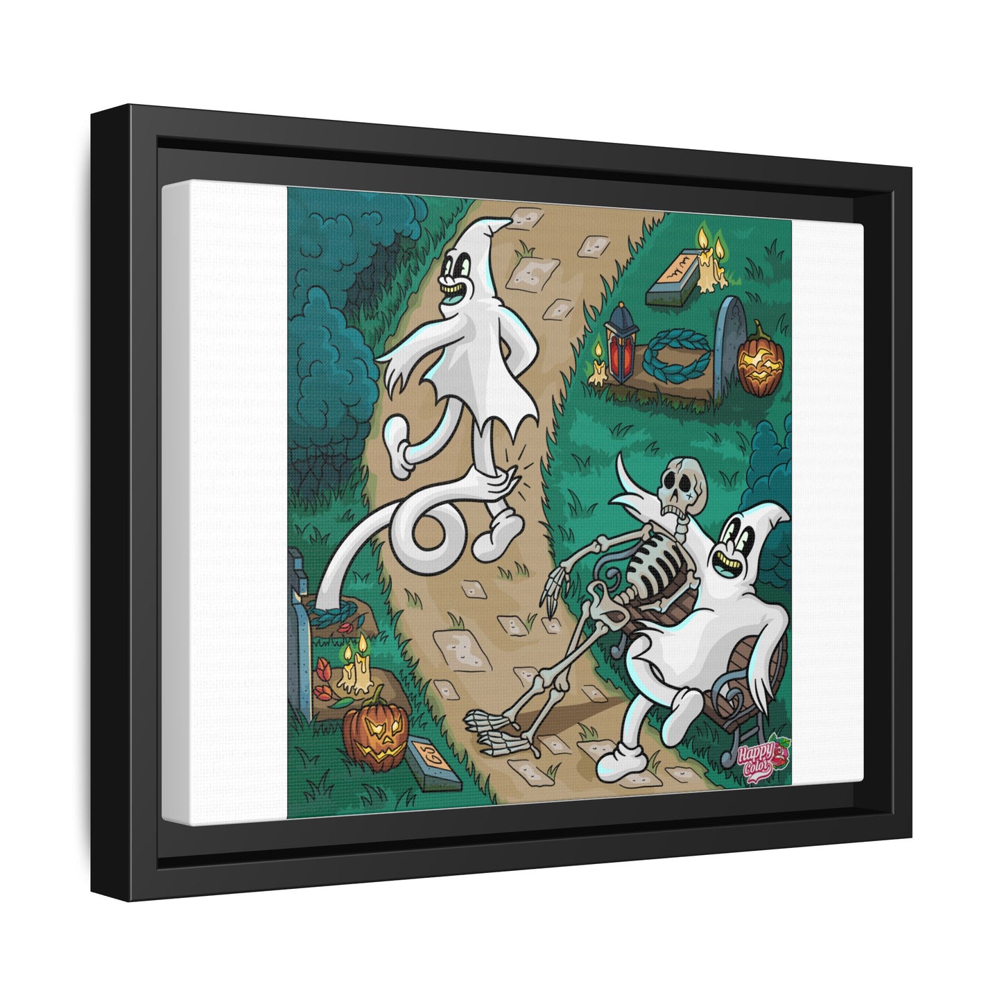 Matte Canvas, Framed (Multi-color)