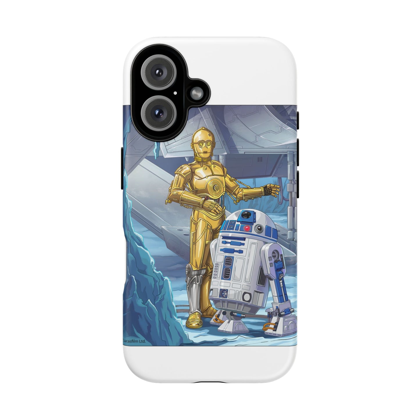 R2-D2 & C-3PO Droid Phone Case — Retro Sci‑Fi Protective iPhone Cover