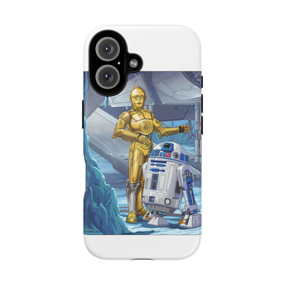 R2-D2 & C-3PO Droid Phone Case — Retro Sci‑Fi Protective iPhone Cover