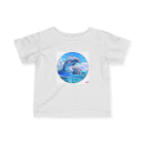 Infant Dolphin Tee — Playful Ocean Baby Shirt with Jumping Dolphins Printify