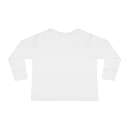 Cute Ski Chick Toddler Long Sleeve Tee — Winter Snowy Adventure Shirt