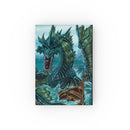 Sea Serpent Journal — Fantasy Ocean Dragon Hardback Notebook Printify
