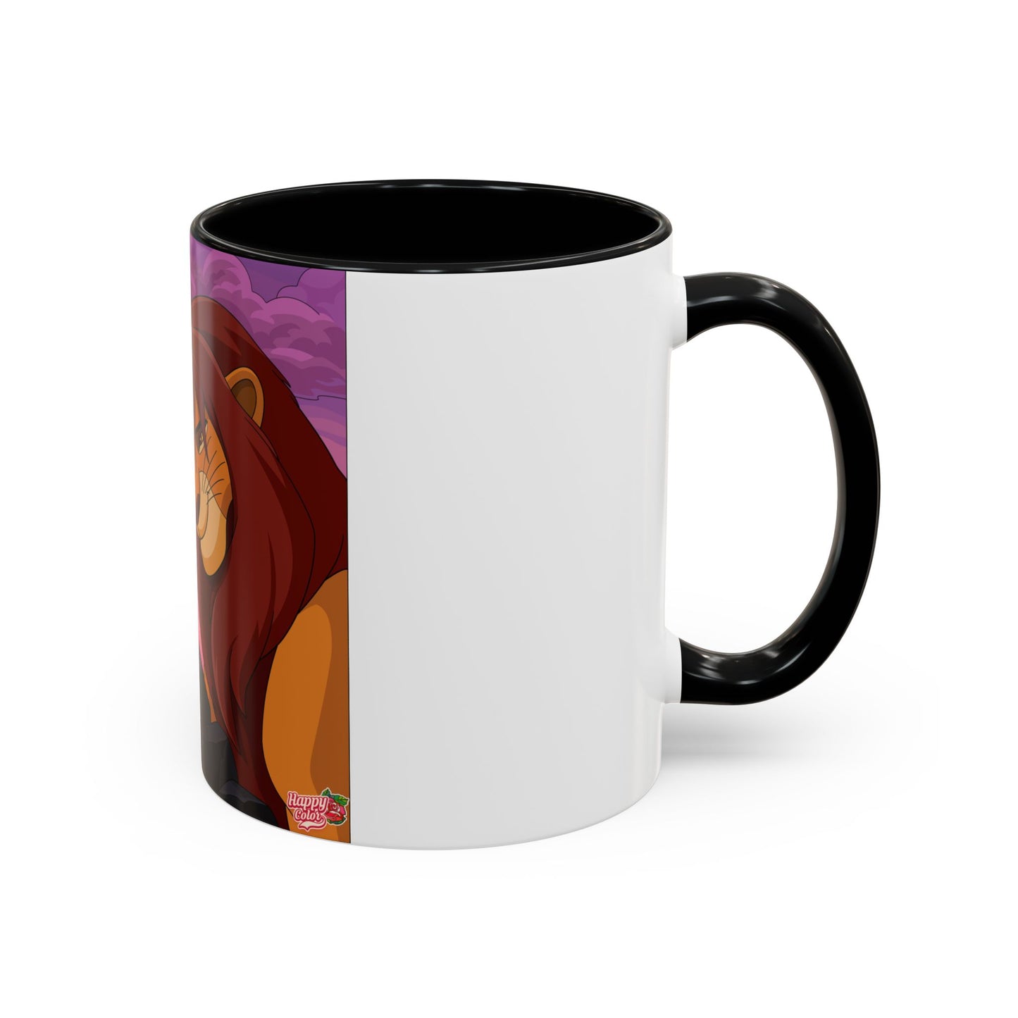 Lion Pride Coffee Mug – Nostalgic Animated Safari Accent Mug (11/15oz)