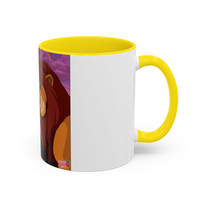 Lion Pride Coffee Mug – Nostalgic Animated Safari Accent Mug (11/15oz)