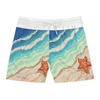 Men's Mid-Length Swim Shorts (AOP)