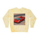 Retro Red Sports Car Crewneck Sweatshirt Printify