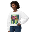 Vision-Inspired Crewneck Sweatshirt — Retro Comic Superhero Graphic Printify
