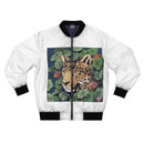Men's Bomber Jacket — Jungle Leopard & Surreal Elephant Art AOP Printify
