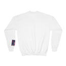 Youth Crewneck Sweatshirt with Colorful Art Sleeve Patch Printify