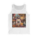 Halloween Anime Pumpkin Carving Tank Top Printify