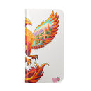 Phoenix Art Flip Case — Colorful Mythical Phone Wallet Printify