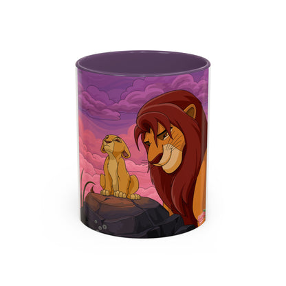 Lion Pride Coffee Mug – Nostalgic Animated Safari Accent Mug (11/15oz)