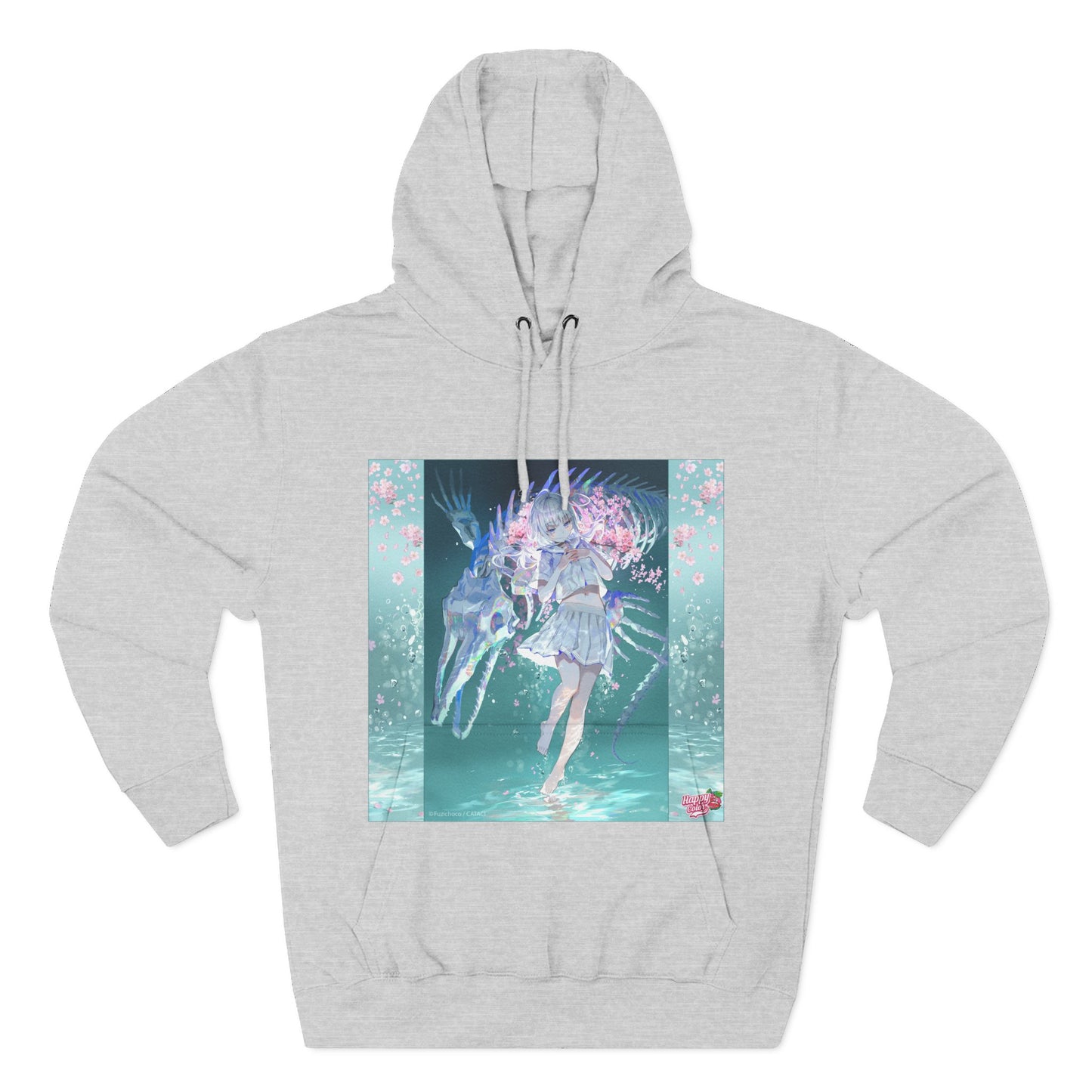 Anime Mermaid Girl Hoodie — Pastel Kawaii Aquatic Fantasy Sweatshirt