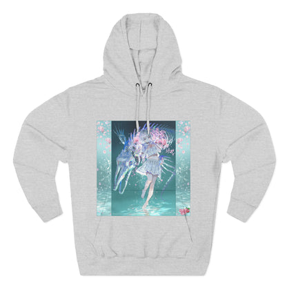 Anime Mermaid Girl Hoodie — Pastel Kawaii Aquatic Fantasy Sweatshirt