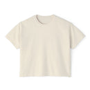 Owl Floral Boxy Tee Printify