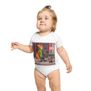 Fox Parent & Cub Baby Bodysuit - Cute Cartoon Woodland Family Infant Onesie Printify