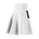 Lemur Jungle Print Skater Skirt — Tropical Wildlife AOP Printify
