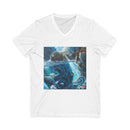 Octopus Ocean V-Neck Tee — Mystic Sea Creature Graphic Shirt Printify