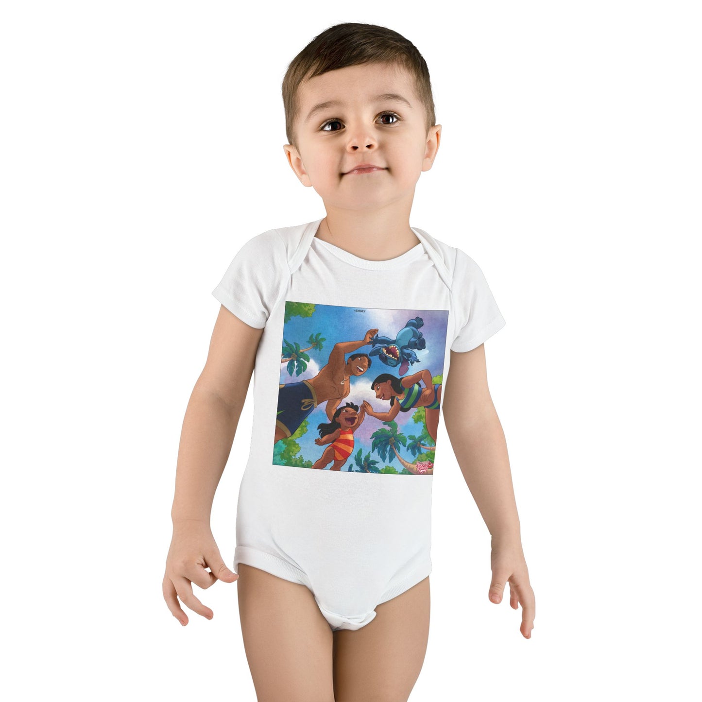 Baby Bodysuit — Tropical Family Adventure Graphic