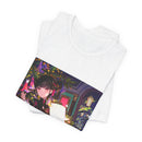 Anime Couple in Neon Garden Graphic Tee