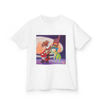 Kids Tee — Colorful Cartoon Space Duo Kids T-Shirt