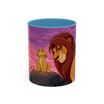 Lion Pride Coffee Mug – Nostalgic Animated Safari Accent Mug (11/15oz)