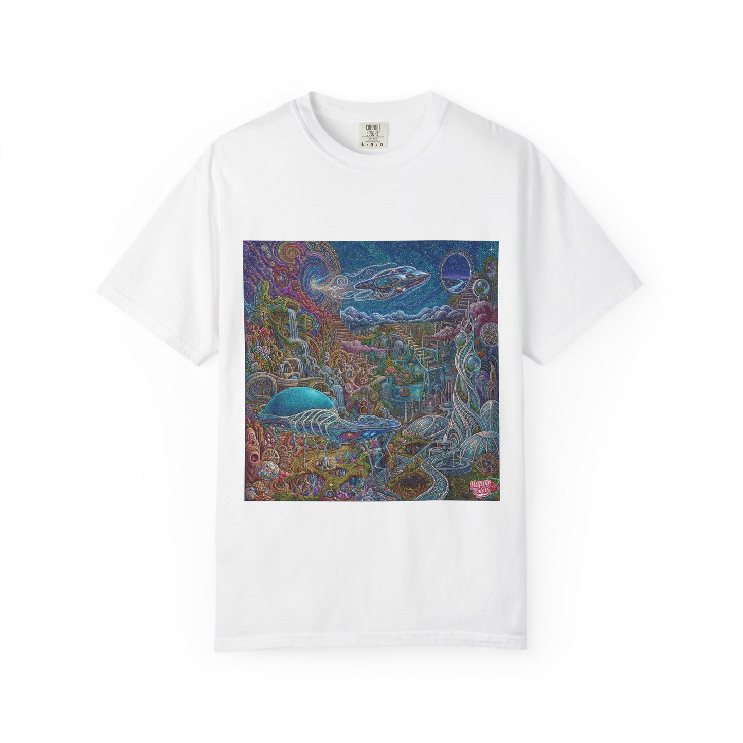 Underwater Dreamscape T-Shirt — Psychedelic Ocean Whale Art Tee