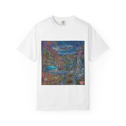 Underwater Dreamscape T-Shirt — Psychedelic Ocean Whale Art Tee
