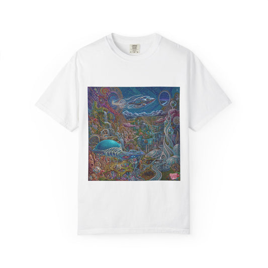 Underwater Dreamscape T-Shirt — Psychedelic Ocean Whale Art Tee