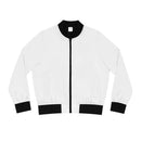 Halloween Vampire Cat Knitting Women's Bomber Jacket Printify