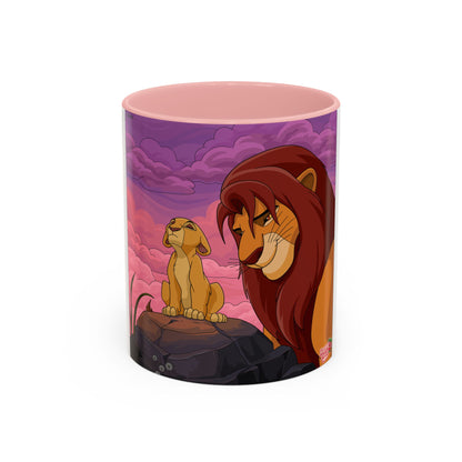 Lion Pride Coffee Mug – Nostalgic Animated Safari Accent Mug (11/15oz)