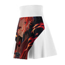 Anime Red-Haired Character Skater Skirt Printify