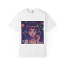 Pixel Anime Girl Graphic T-Shirt Printify
