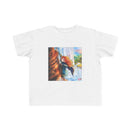 Toddler Tee — Colorful Red Panda Climbing Tree Kids Shirt Printify