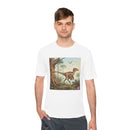 Dinosaur Graphic Tee — Retro Velociraptor Jungle Illustration Printify