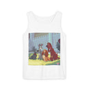 Tank Top — Cute Cartoon Dogs Print (Lady & Tramp Style) Printify