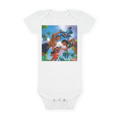 Baby Bodysuit — Tropical Family Adventure Graphic