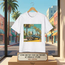 Classic Lowrider Tee — Vintage Palm Beach Sunset Car Graphic Shirt Printify