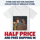 Cowboy Toy Scene Toddler T‑Shirt — Nostalgic Animated Characters Print Printify